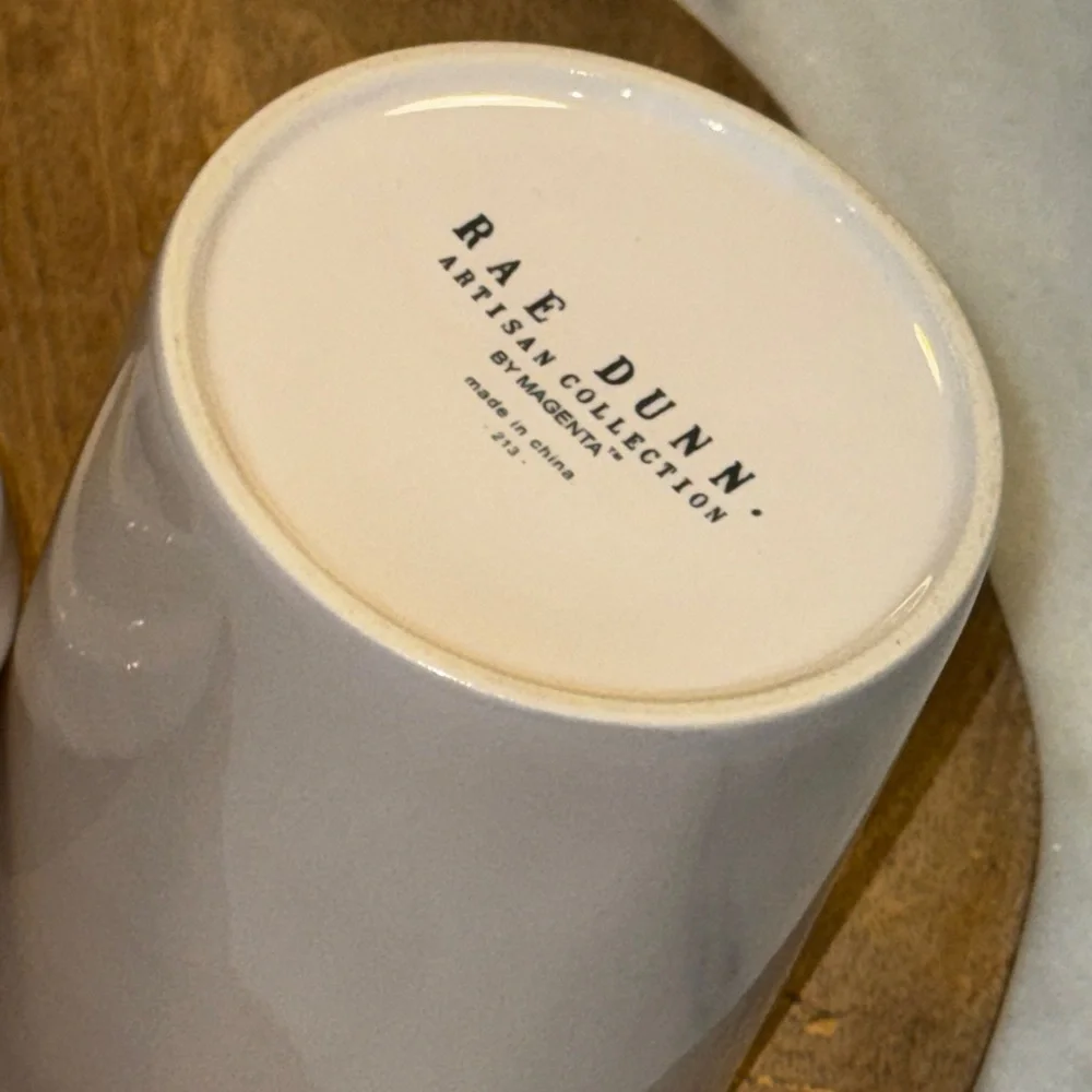 Rae Dunn Artisan Collection Ceramic “Things” canister